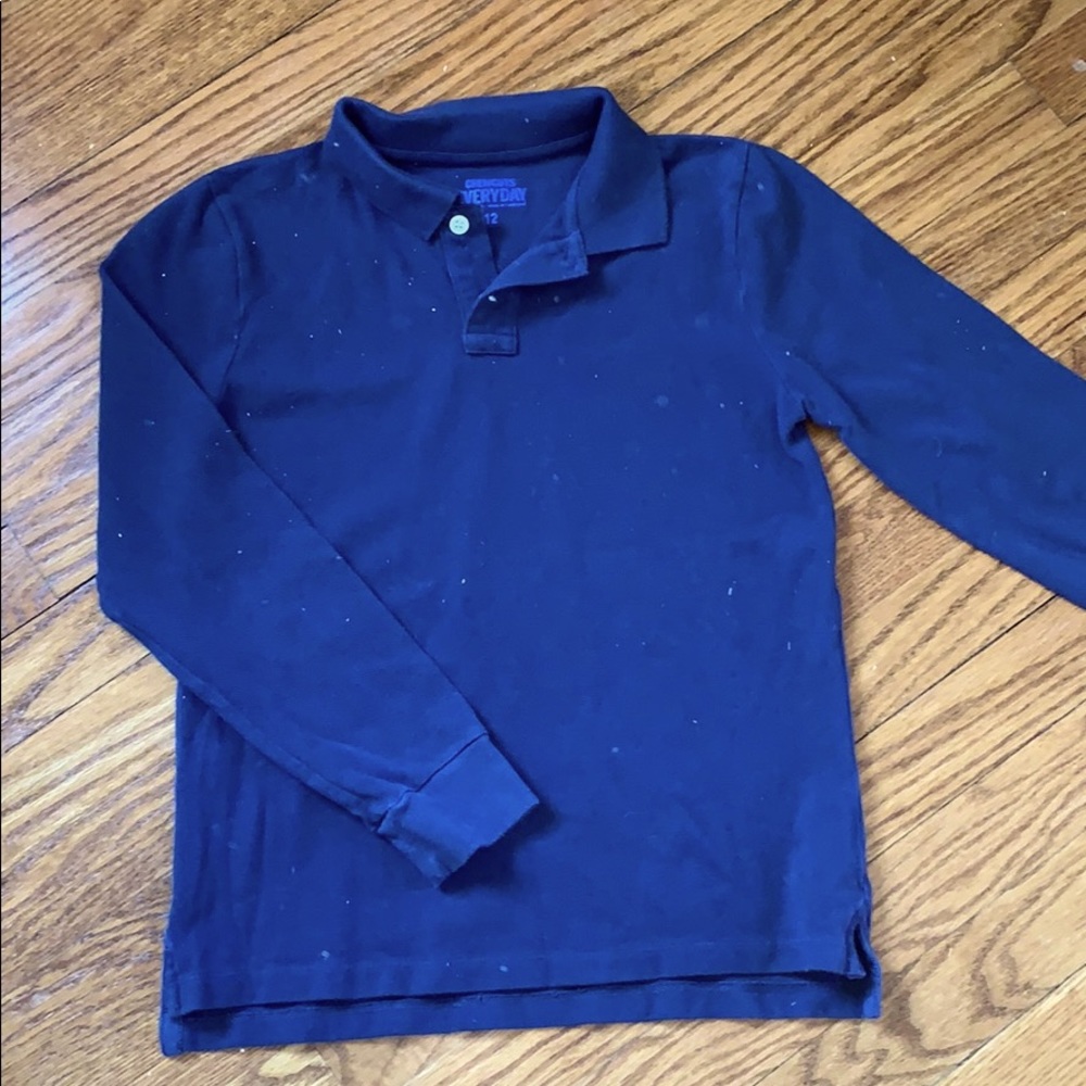 Crewcuts boys long sleeve polo 12